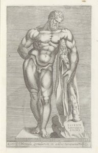 海格力斯雕塑
海格力斯-法尔内塞
Herculis simulacrum in aedibus Farnesiani（物品上的标题）
罗马的古代雕塑（系列名称）
Antiquarum statuarum urbis Romae quae in publicis locis visuntur icones（系列标题） 作者 不明