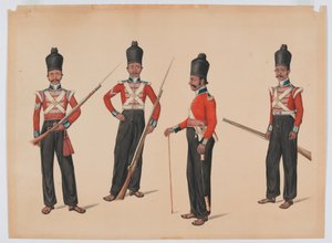第 40 马德拉斯本土步兵团 作者 未知艺术家