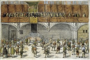 Archeduc Mathias 和奥兰治亲王宣誓保护荷兰的自由 作者 未知艺术家