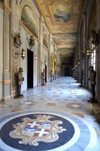 建筑：马耳他瓦莱塔 (La Valletta) 马耳他勋章大师宫殿的景色（照片） 作者 未知艺术家