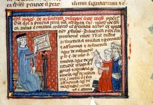 Arithmetic Course - Illuminure of the Middle Ages (ref.418 作者 未知艺术家