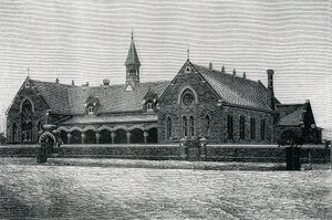 澳大利亚：阿德莱德公立学校，约 1885 年（雕刻） 作者 未知艺术家