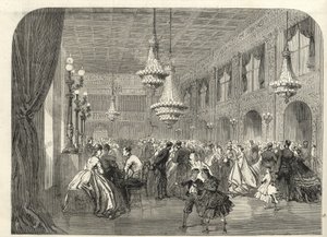 德国巴登巴登（Baden-Baden）--对话室内部 - 1867年 作者 未知艺术家