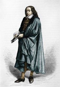 Blaise Pascal (1623-1662)，法国数学家、物理学家和作家。 作者 未知艺术家