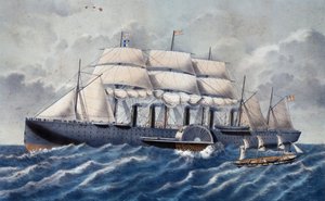 英国大东方号蒸汽船 作者 未知艺术家