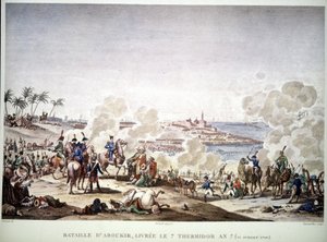 埃及战役（远征）（1798-1801），拿破仑在埃及：阿布基尔之战，7 月 25 日 作者 未知艺术家