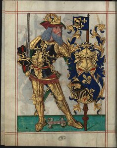 Charlemagne (742-814) - Charles the Great (From Livro do Ameiro-Mor) par Anonymous 作者 未知艺术家
