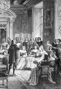 Corneille reading his tragedy of Polyeucte at the Hotel de Rambouillet - in “Histoire de France from the most remote times until 1789” by M. Guizot 作者 未知艺术家