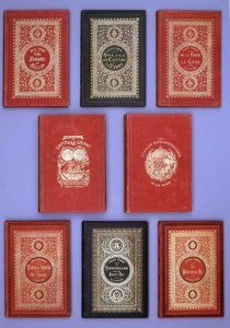 Different covers of Jules Verne