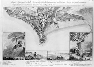1783年发生在Scilla（意大利）的地震。 作者 未知艺术家