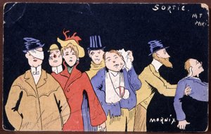 出境 M. F. Paki，20 世纪初（插图） 作者 未知艺术家