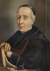 FEIJOO y MONTENEGRO, Benito Jeronimo (1673-1764).西班牙作家和散文家--贝尼托-杰罗尼莫或费儒（1676-1764）的肖像。西班牙神学家和医学家，在hombres y Mujeres出名之后。巴塞罗那1877年。 作者 未知艺术家