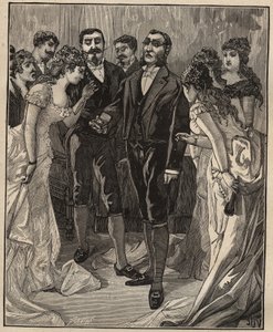 著名的钻石。银行家Vanlerberghe在19世纪初展示了一个假的摄政王。1885年阿道夫-比塔尔（Adolphe BITARD）在 "Les arts et metiers illustrstres "中的版画。 作者 未知艺术家