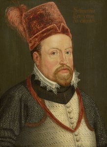 蒂罗尔的费迪南德二世，奥地利大公 - 费迪南德二世（1529-1595）的肖像，奥地利大公，无名。 木头上的油，约。 1575. 维也纳艺术史博物馆 作者 未知艺术家