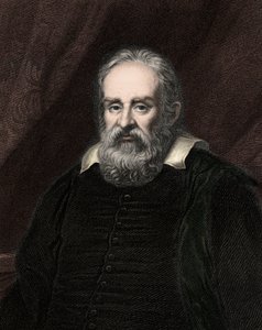 Galileo Galilei (Galilee) 1564-1642 - engraving - 19th century 作者 未知艺术家