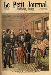阿尔弗雷德·多德斯将军（1842-1922 年）在前往印度支那和安抚塞内加尔的任务中表现出色，他领导了达荷美战役并获得了海军总司令哈内斯颁发的达荷美奖章。 塞尔瓦的收藏 作者 未知艺术家