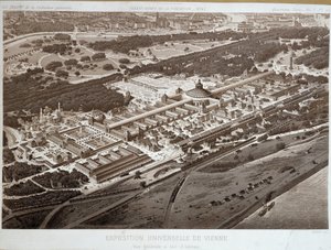 1873年维也纳世界博览会的概貌。 作者 未知艺术家