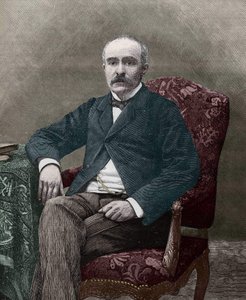 乔治-克莱蒙梭（1841-1929），1885年法国政治家。 作者 未知艺术家