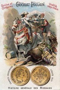 法国的历史。三十年战争期间的曼图亚继承战争（1628-1631）。代表国王路易十三（1601-1643）和红衣主教黎塞留（Armand Jean du Plessis）的Pas de Suze（苏萨）之战。 作者 Unknown artist
