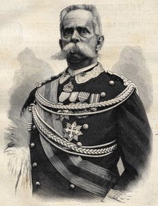 亨伯特一世（1844-1900），意大利国王。 作者 未知艺术家
