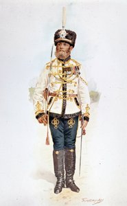 Hussard of the Russian Guard under Nicholas II 作者 未知艺术家