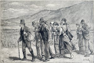 Ireland: seasonal workers for harvest 作者 未知艺术家