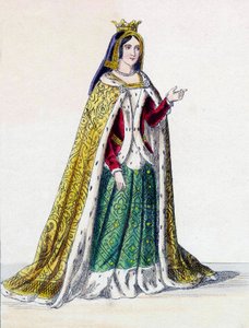 卡斯蒂利亚的伊莎贝拉一世，被称为天主教徒（1451-1504），卡斯蒂利亚的女王。 作者 未知艺术家