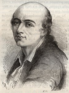 Jean-Claude Delametherie (Jean Claude la metherie) (1743-1817) 法国自然学家、矿物学家和古生物学家。 作者 未知艺术家