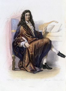Jean Baptiste Lully (1632-1687) - 在“” Le Plutarque francais ””，Ed。 门内谢 作者 未知艺术家