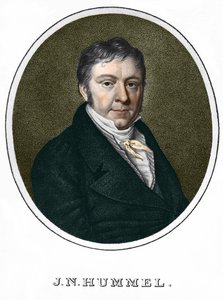 Jean Nepomucene (Jean-Nepomucene) Hummel (Johann Nepomuk Hummel)（1778-1837）。奥地利钢琴家和作曲家 作者 未知艺术家
