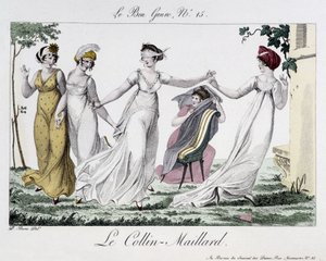 Game of Colin-Maillard (Colin Maillard) - 在“Le Bon 流派”中，n¡14，19 世纪初 作者 未知艺术家