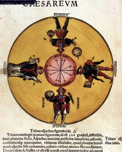 Les antipodes - 在“”帝国天文学“”，16世纪的论文。 作者 未知艺术家