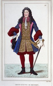 路易斯·奥古斯特·德·波旁 (Louis Auguste de Bourbon)，缅因州公爵 (1670-1736)。 法国王子。 作者 未知艺术家