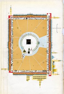 麦加地图 - 19 世纪 作者 未知艺术家