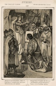 丹麦、挪威和瑞典的玛格丽特一世（1353-1412）--《卡尔马联盟》 作者：佚名 作者 未知艺术家
