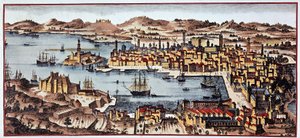 1680 年的马赛 - B.N. 作者 未知艺术家