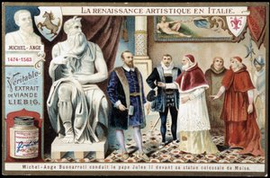 Michelangelo Buonarroti dit Michel Ange（米开朗基罗或米开朗基罗 作者 未知艺术家