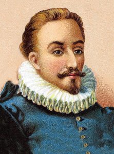 Miguel de Cervantes Saavedra 1547-1616 - 西班牙诗人和剧作家Miguel de Cervantes（1547-1616）的肖像。 作者 未知艺术家
