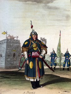 中国军事满族 - 在“古代和现代服装”“J.费拉里奥，编辑。 米兰 作者 Unknown artist