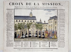 传教士十字架--Croix de la Mission，1月5日栽种。 作者 未知艺术家