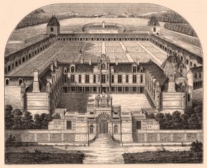 城堡dAnet（Eure-et-Loir，法国），文艺复兴时代的透视图 作者 不明