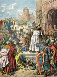 隐士彼得宣扬十字军东征 作者 Unknown Artist