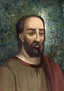 老普林尼(23-79)--老普林尼的肖像。拉丁语Caius Plinius Secundus 拉丁作家(Como, 23 AD in Stabies, 79 AD)。基于hombres y Mujeres celebres。巴塞罗那1877年。 作者 未知艺术家