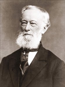 阿尔弗雷德-克虏伯（1812-1887）的肖像，1870-1887年间拍摄。 作者 未知艺术家