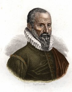 法国外科医生安布罗伊斯-帕雷（1509-1590）的肖像--19世纪的雕刻品 作者 未知艺术家