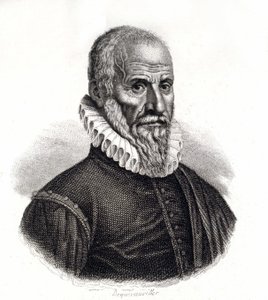 法国外科医生安布罗伊斯-帕尔（1509-1590）的肖像--19世纪的雕版画 作者 未知艺术家