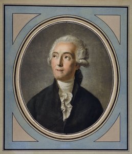 安托万-洛朗-德-拉瓦锡（1743-1794）的肖像，法国化学家。 作者 未知艺术家