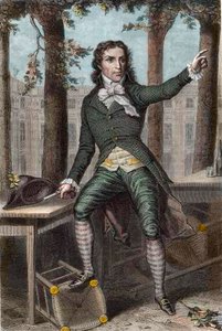 卡米尔-德穆兰（1760-1794）的肖像，法国大革命期间的政治家 作者 未知艺术家