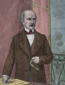 意大利爱国者、哲学家卡塔内奥（1801-1869）的肖像 - 爱国者、哲学家、政治思想家卡塔内奥（1801-1869）的肖像 作者 未知艺术家
