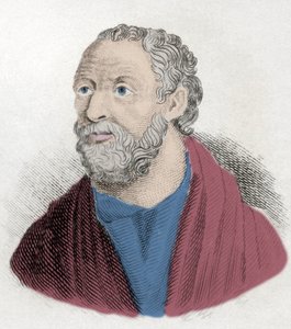Carneade（公元前 219-128 年）希腊哲学家的肖像。 作者 Unknown artist